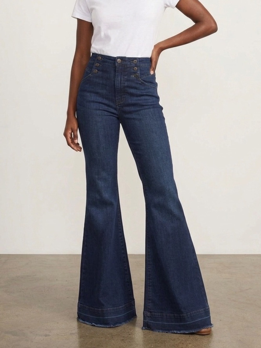 Free People We The Free Flare Leg Jeans Sz 29 Women Boho Chic Hippie Festival